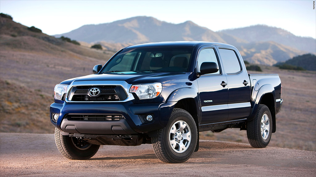 best resale value 2014 toyota tacoma