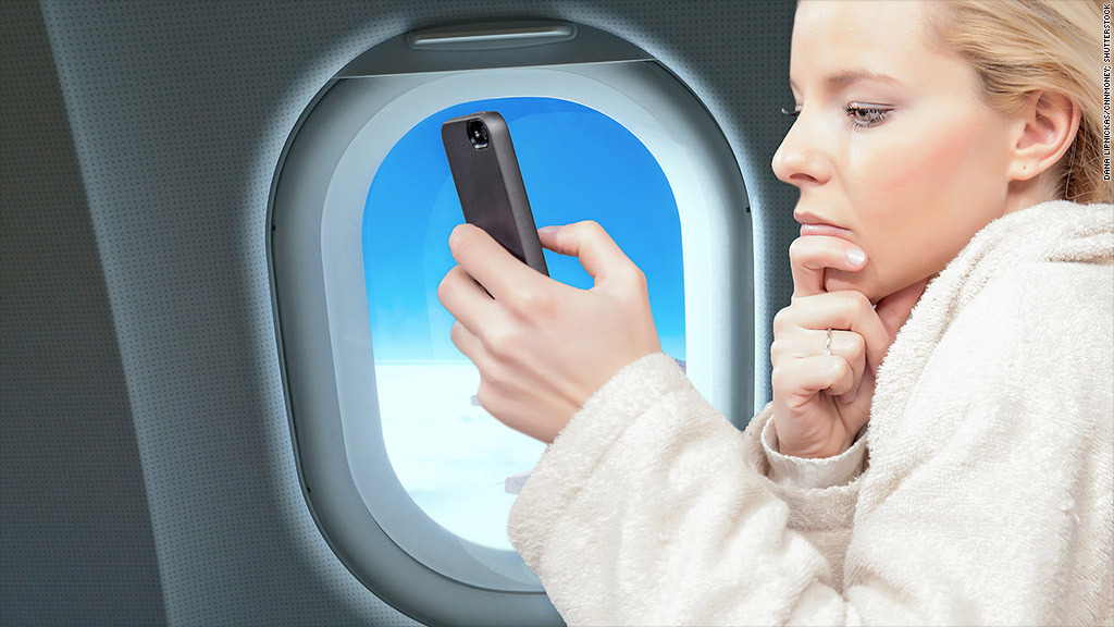 airplane smartphone