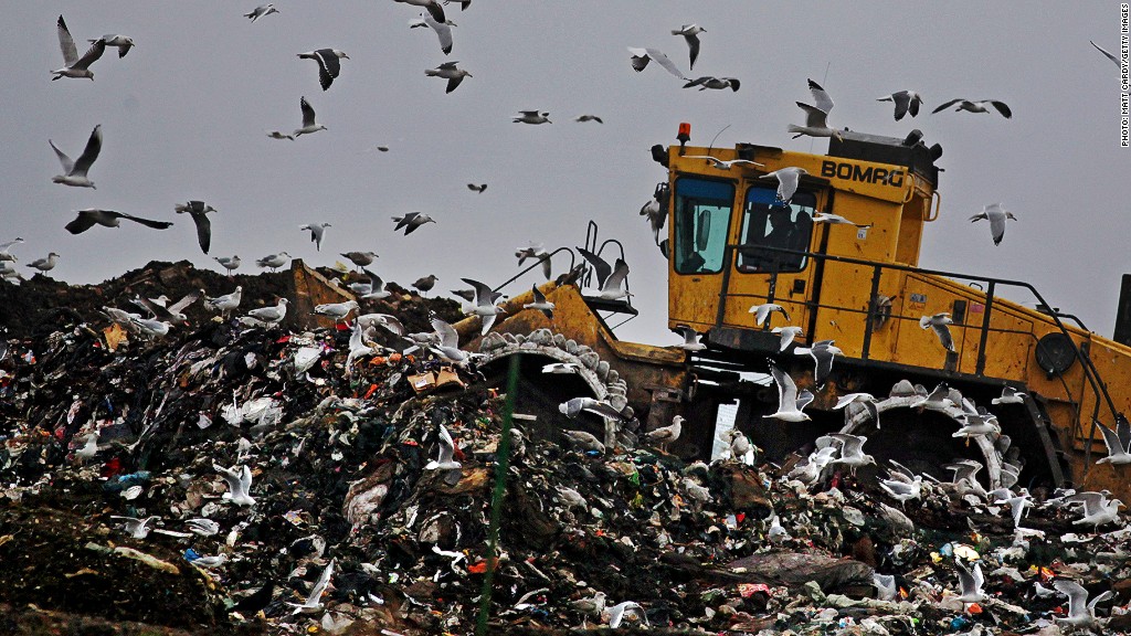 bitcoin buried in landfill