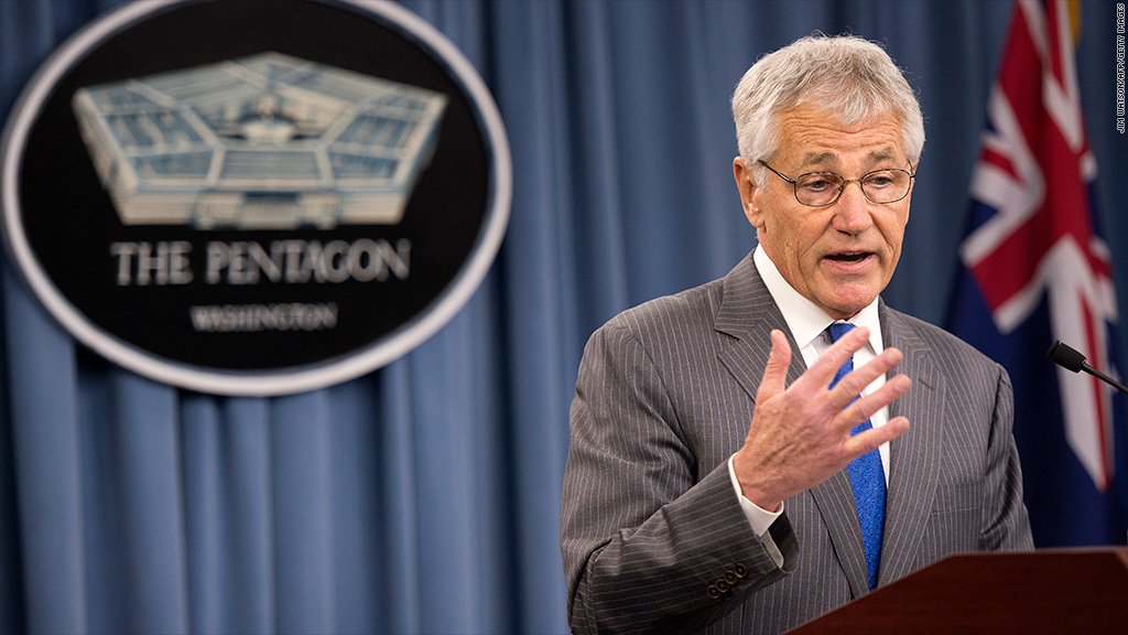 chuck hagel pentagon cuts