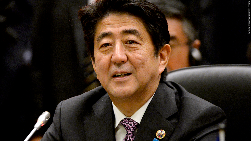 japan tsunami shinzo abe