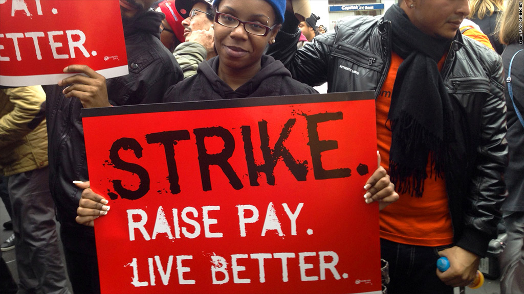 fast food protests