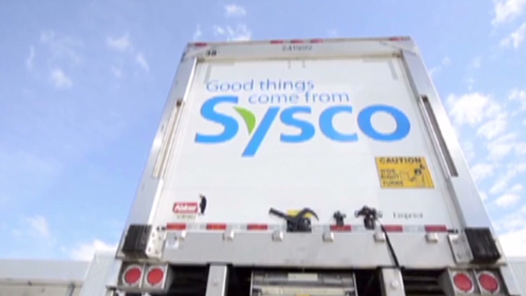 Hungry investors eat up Sysco. Not Cisco.