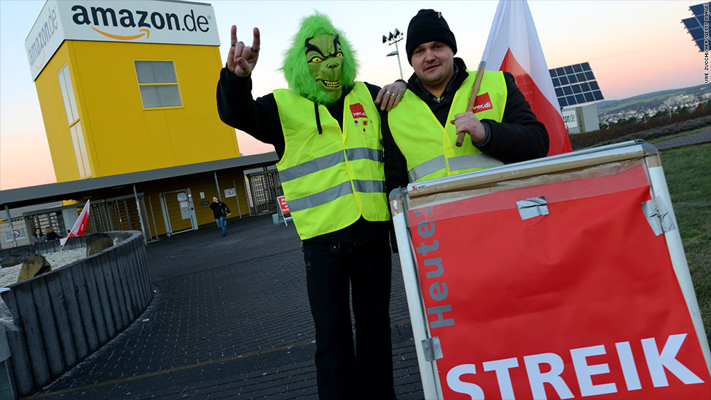 Амазон Германия. Germany Strike workers.