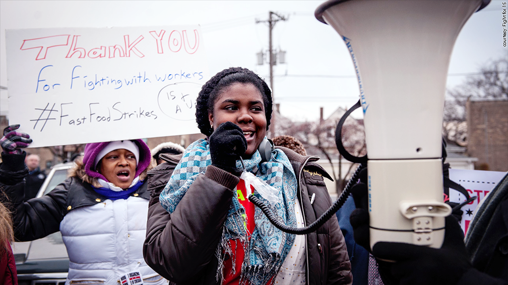 millennials union protest