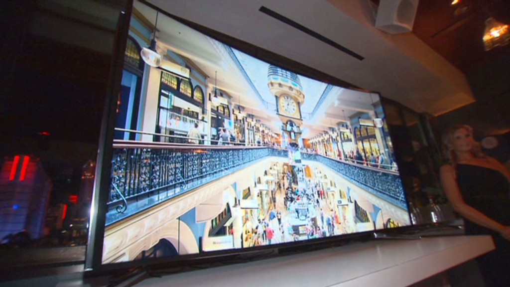 Samsung's new bendable TVs