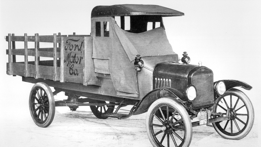 ford truck history 1917 model tt