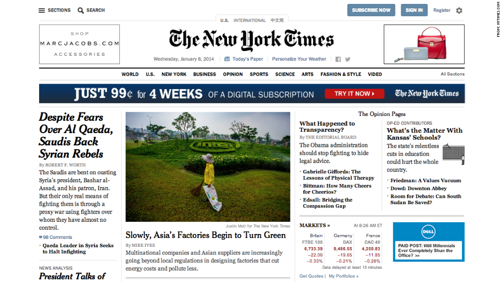 nytimes redesign