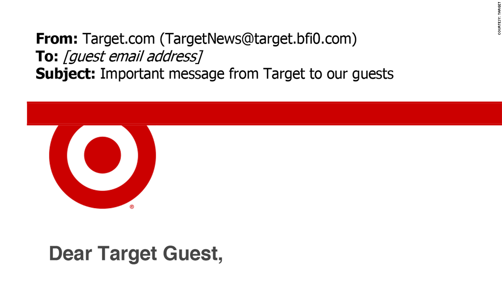 target security breach email