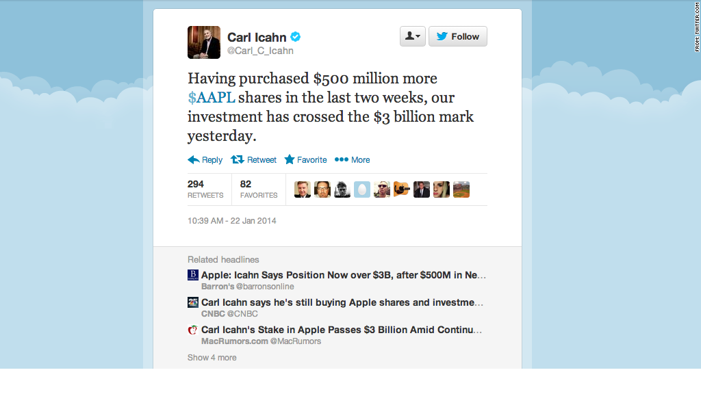 carl icahn apple