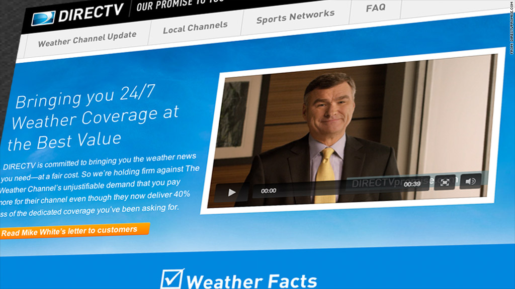 directv weather channel