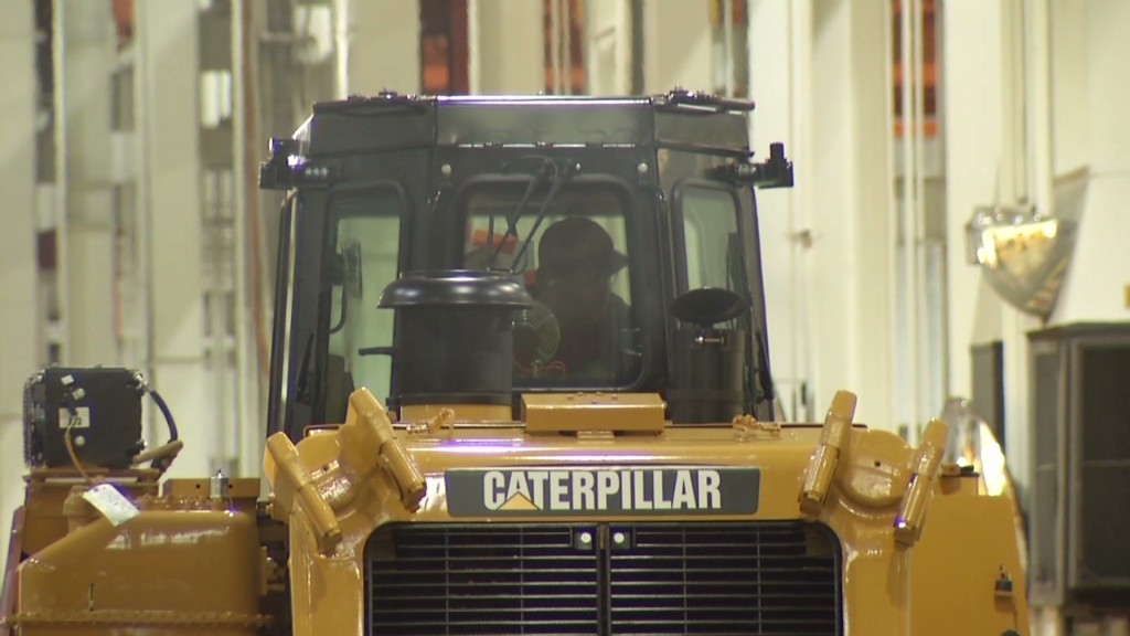 Caterpillar gives investors hope