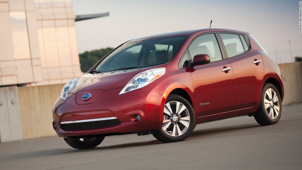 greenest cars nissan leaf