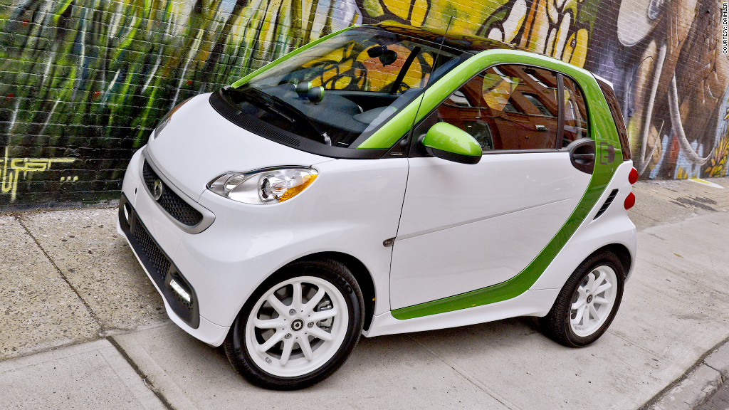 greenest cars daimler smart ev