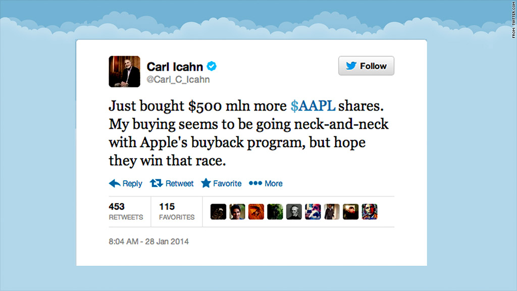 icahn twitter apple