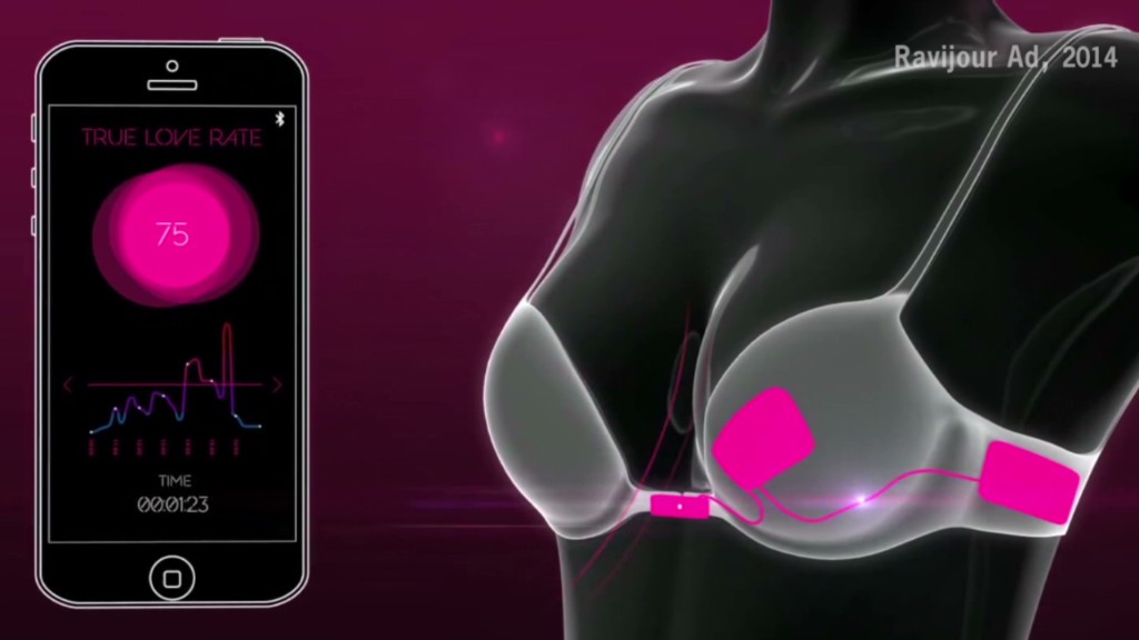 High-tech bra unhooks when you find love