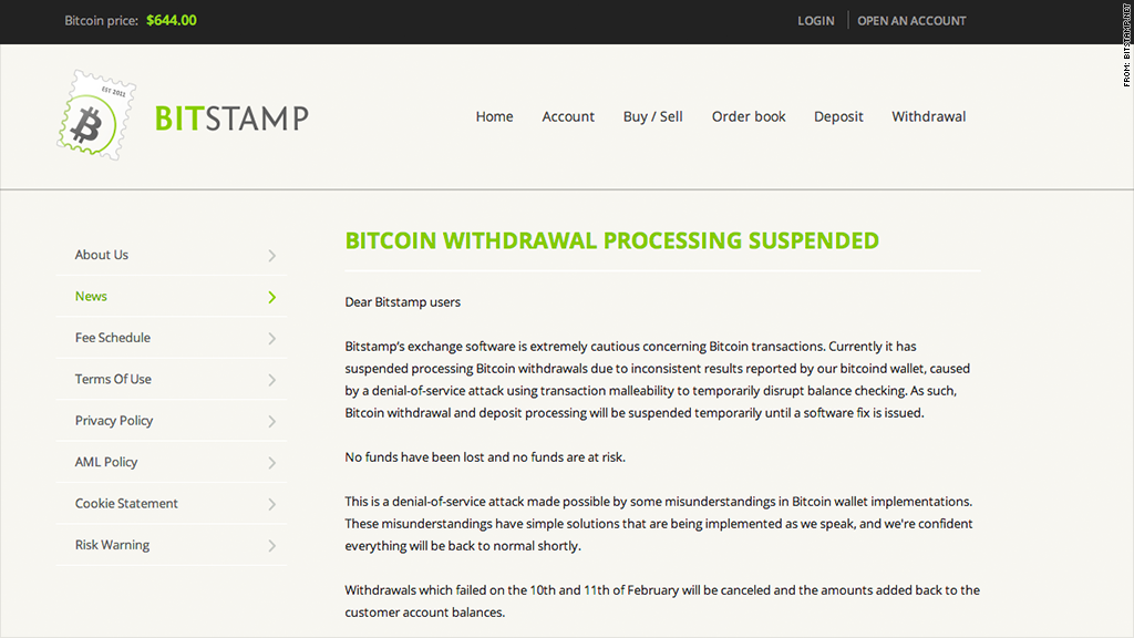 bitcoin withdrawal fee bitstamp