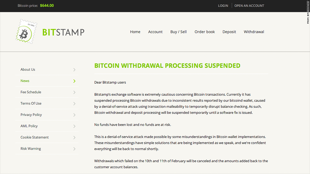 bitstamp bitcoin withdrawal limit