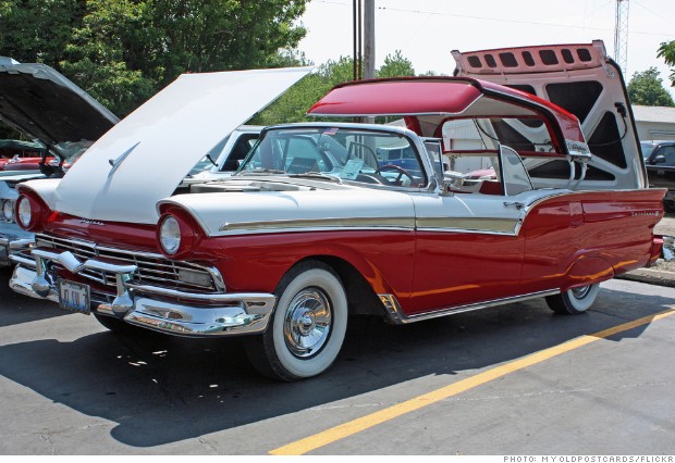 1957 Ford skyliner hardtop convertible #4