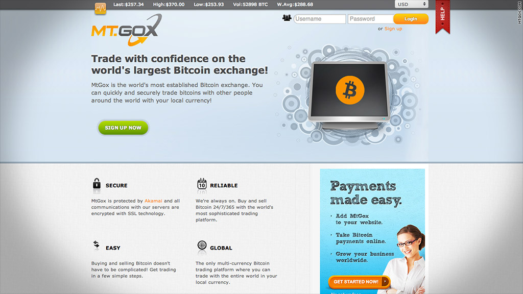 mt gox website