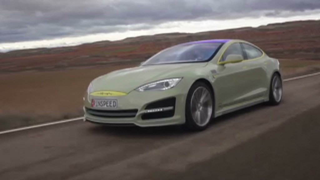 A self-driving Tesla from Swiss futurists