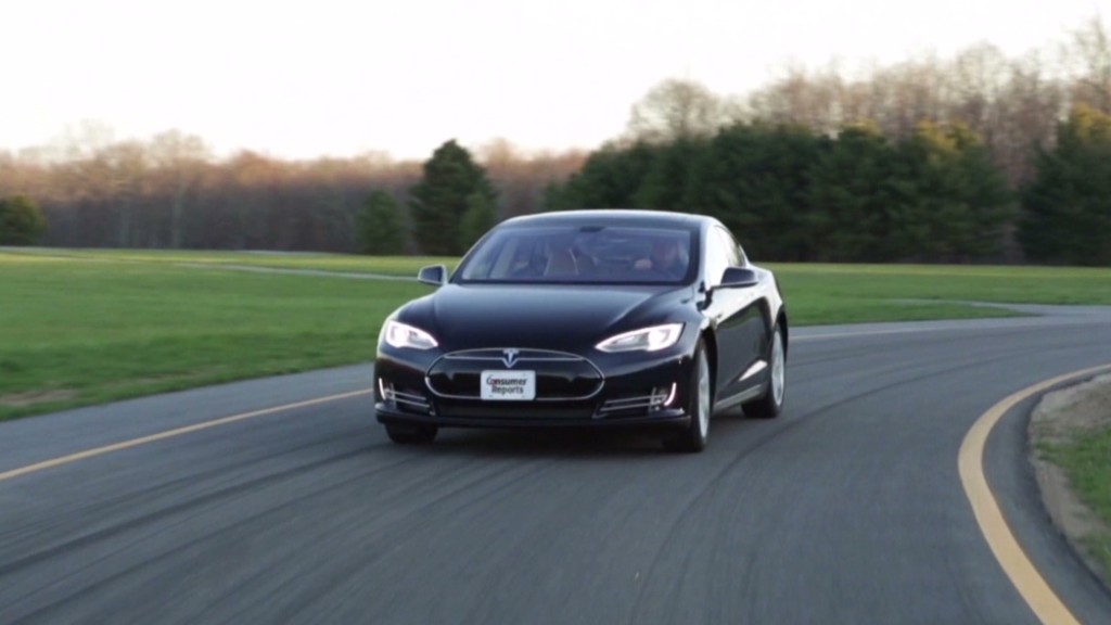 Tesla tops Consumer Reports' picks