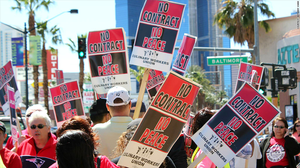 casino workers strike las vegas