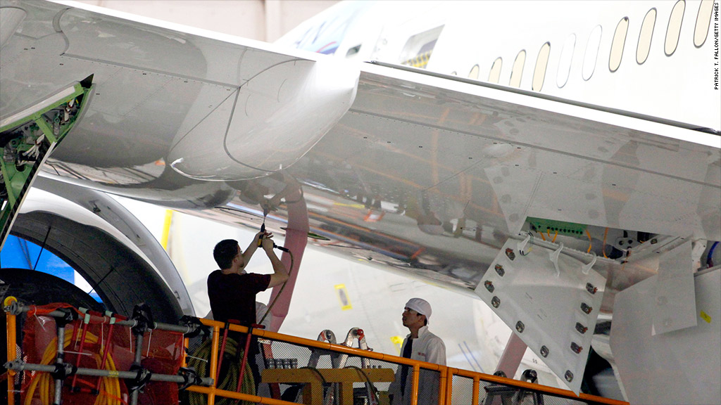 boeing dreamliner wing 