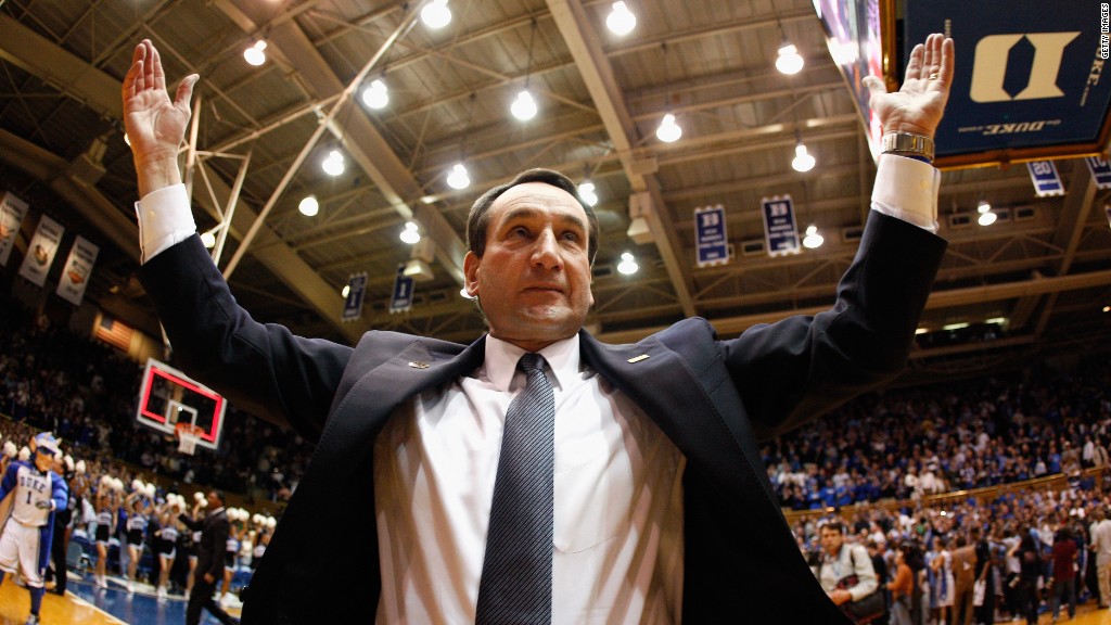 Coach K's $18 million basketball empire