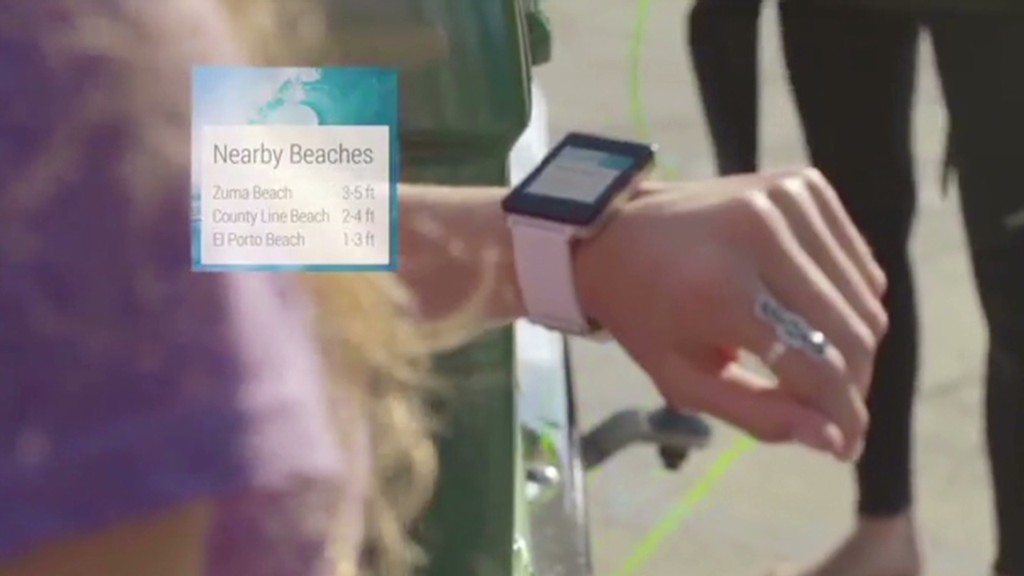 Google by talking to your wrist