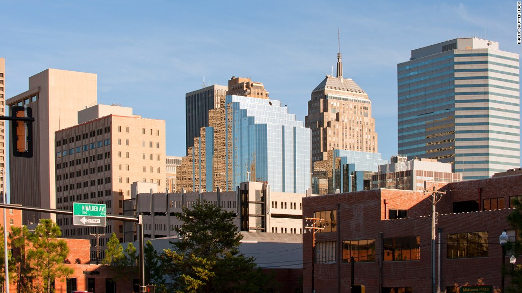 Oklahoma City 10 fastest growing cities CNNMoney