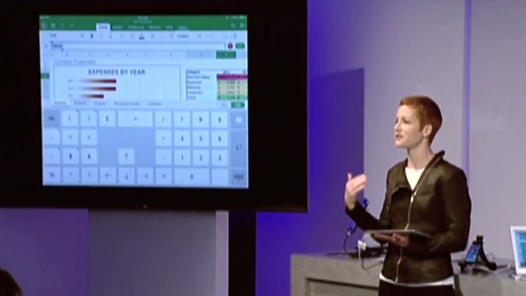 See Microsoft's new Office for iPad