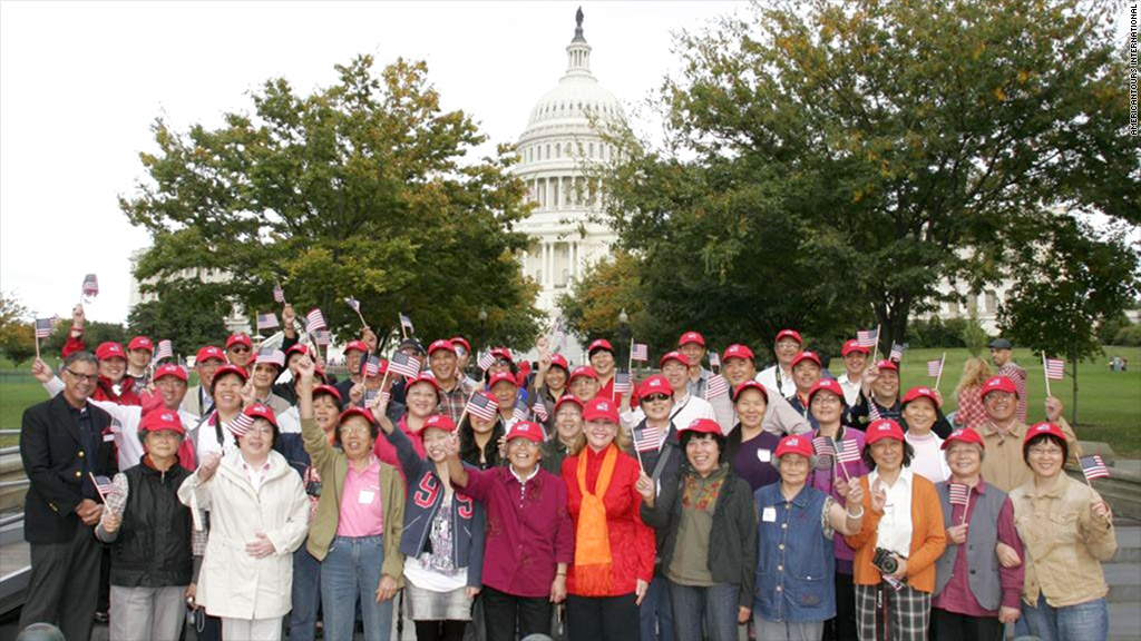 chinese tourist in usa