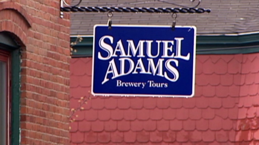 Sam Adams' small business push