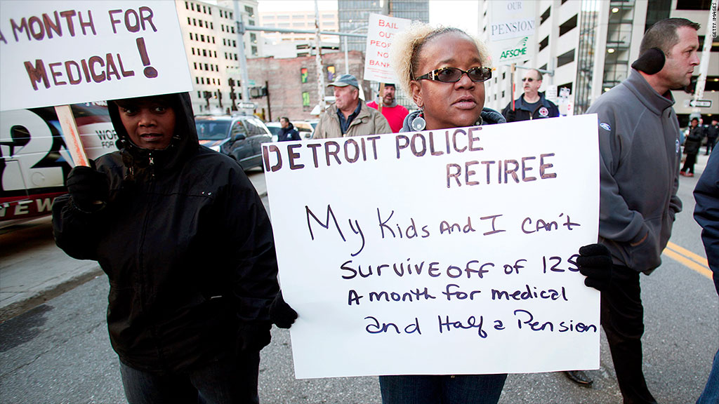 detroit city pensions