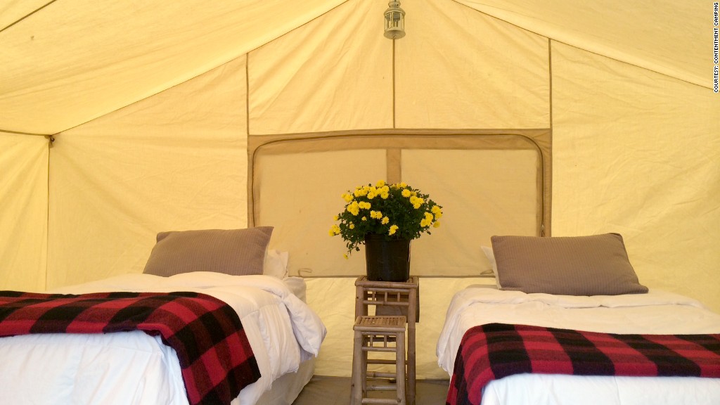 glamping contentment twin