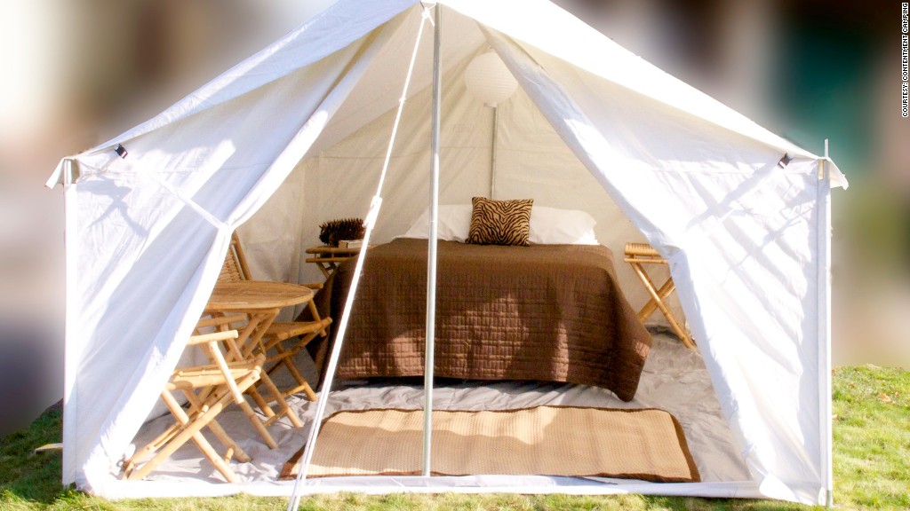 glamping contentment full tent