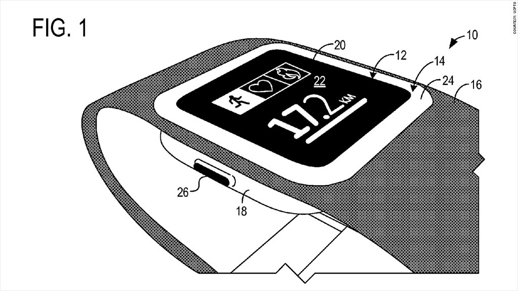 microsoft smartwatch patent