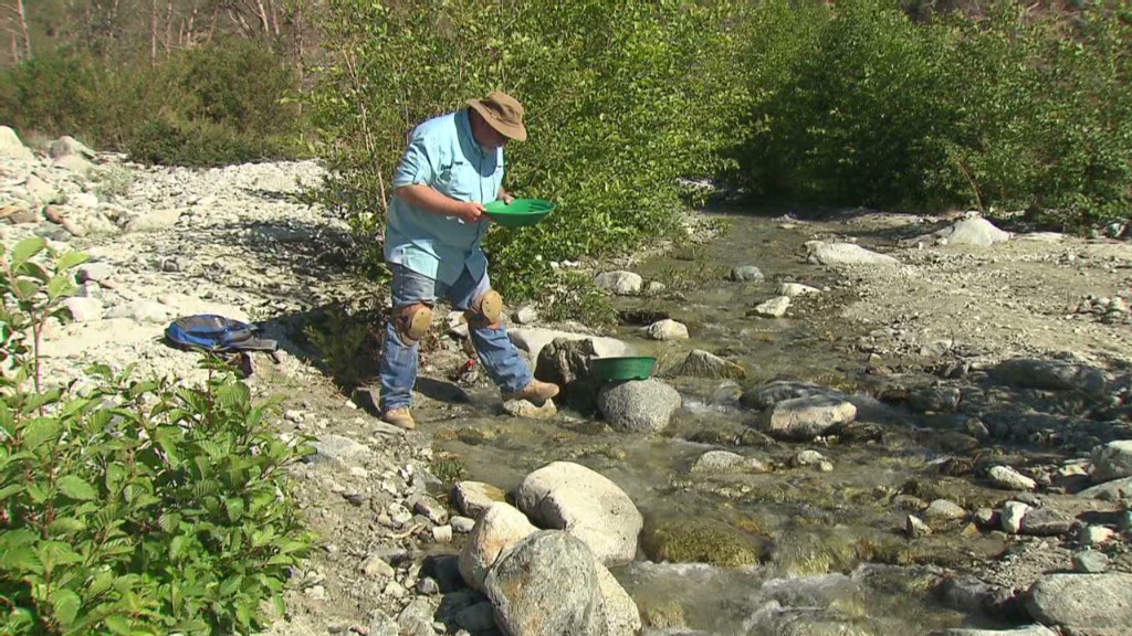 California drought makes finding gold easier