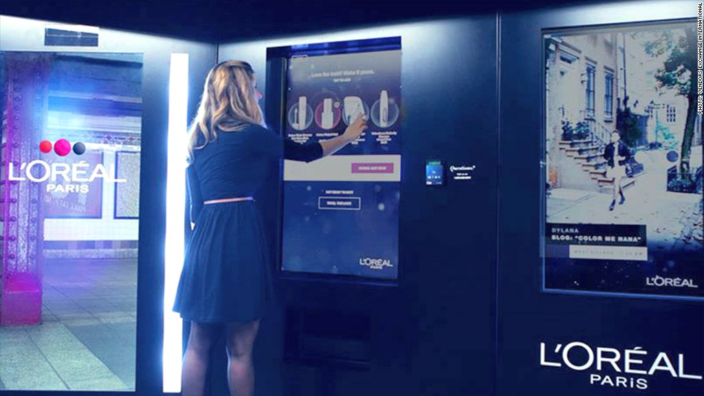vending machine innovation loreal 