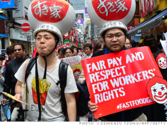 fast food strike japan 051514