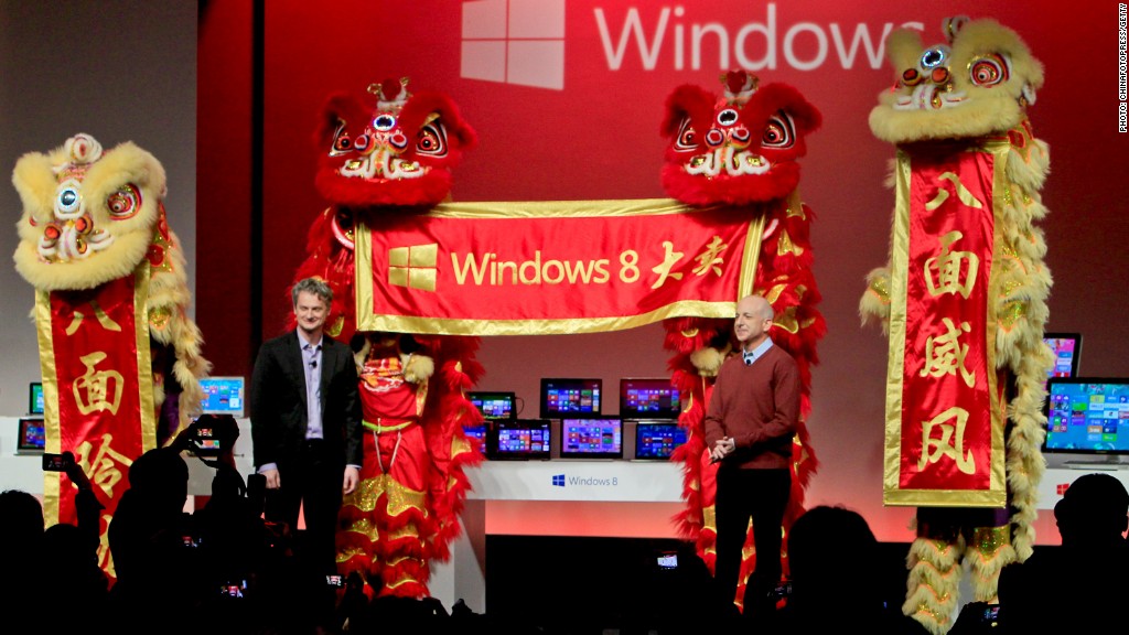 china windows 8