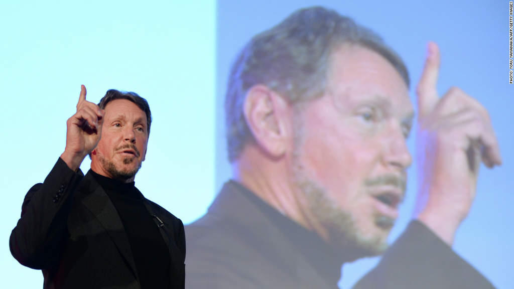 oracle ceo larry ellison at New Economy Summit 2014 in Tokyo