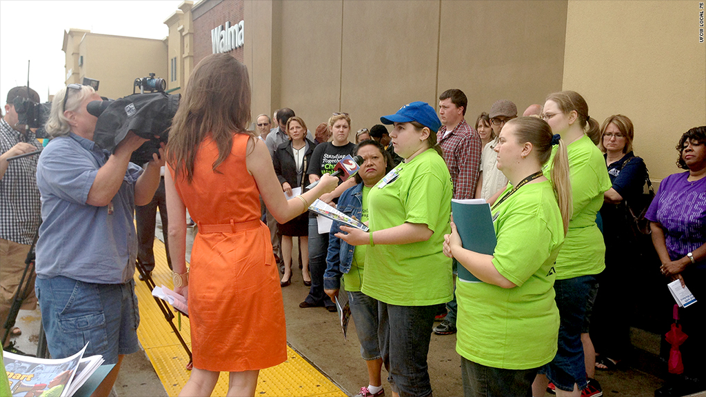 walmart protest dayton