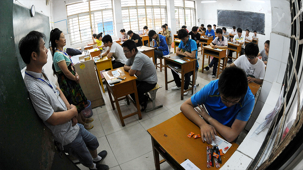 china students tests