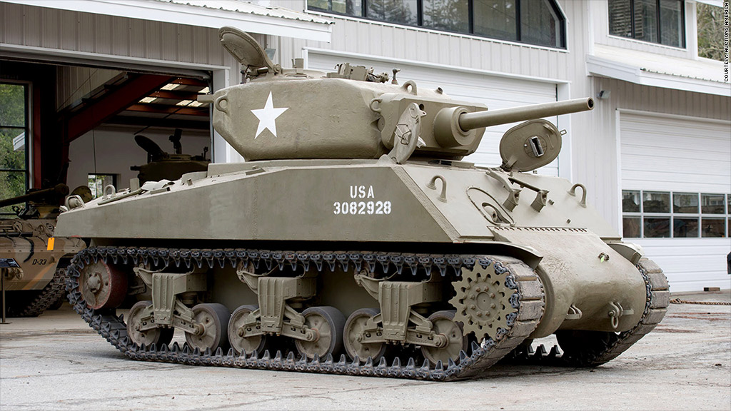 tank auction jumbo sherman