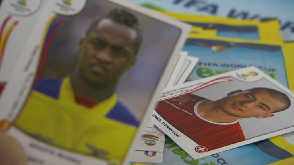 Fans spend hundreds on World Cup stickers