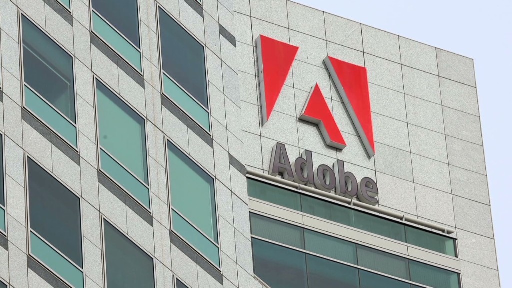 Adobe soars on 'cloud'-y outlook