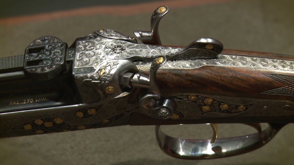 Hand-crafted collectible hunting guns