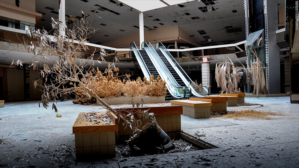 abandoned mall